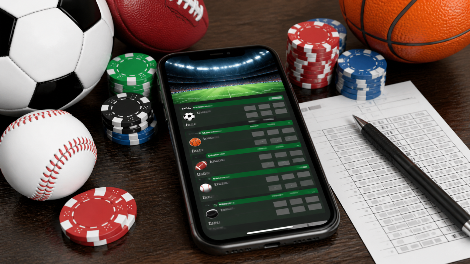 Best Online Betting Malaysia: A Practical Guide for Players Smartphone showing sports betting odds with casino chips and a betting slip