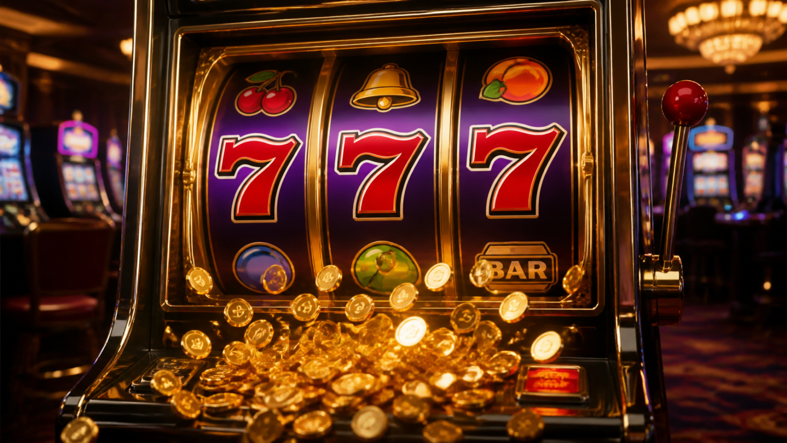 Nổ hũ là gì và cách nhìn nhận trò chơi này đúng cách Máy game Nổ hũ với giao diện quay thưởng nhiều màu sắc